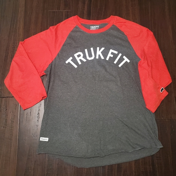 truckfit Other - Truck Fit 3/4 Baseball Sleeve Top Sz XL